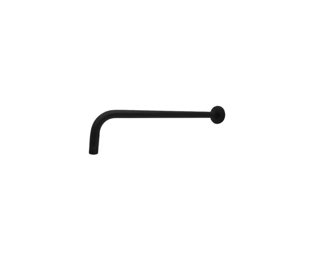 [BRRN45BN] BRAZO REGADERA RUGO NEGRO LARGO (39 CM) 45-BN