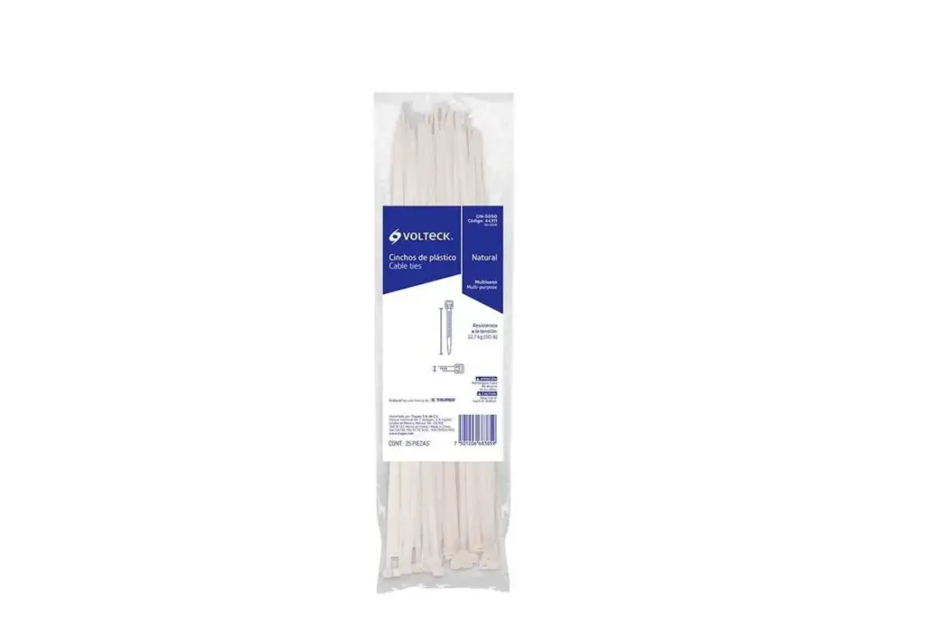 [BCINV200] BOLSA CINCHO 200MM VOLTECK (50 PZAS) 44304