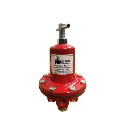[5062006] REGULADOR GAS ALTA PRESION CMS ROJO 1/4
