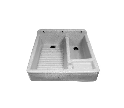 [268961] [LDPI002] LAVADERO DOBLE DE PLASTICO GRANDE 17 LTS IUSA