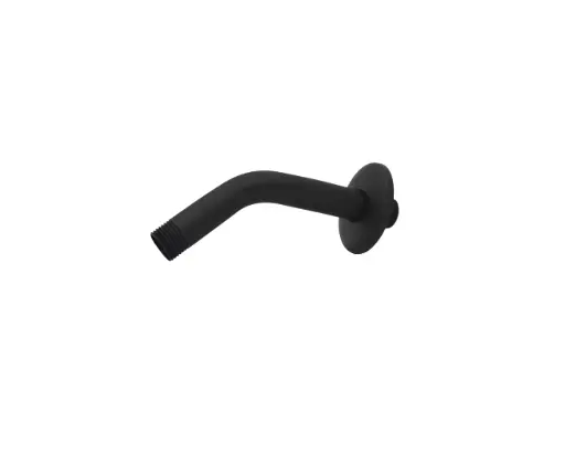 [BRRN45BAN] BRAZO REGADERA RUGO NEGRO CORTO 45-BAN